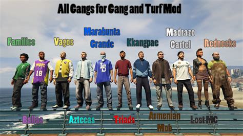 gangs in gta v